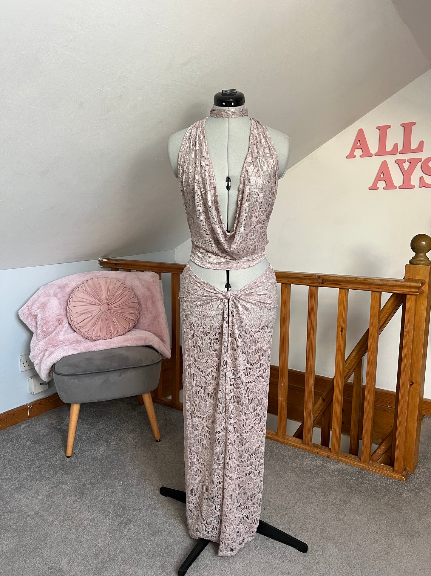 MACEY THREE-PIECE | LATTE