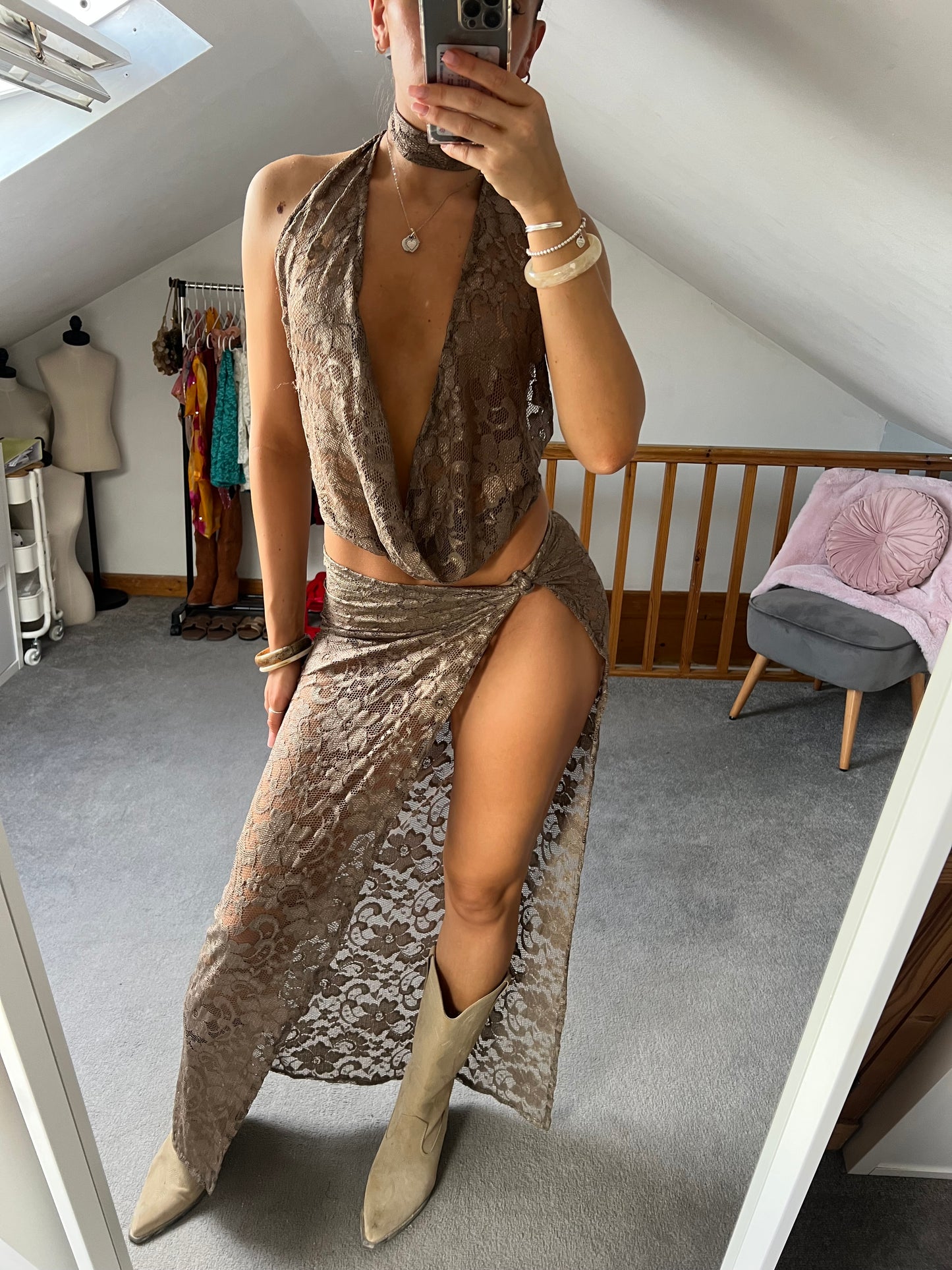 MACEY THREE-PIECE | FAWN