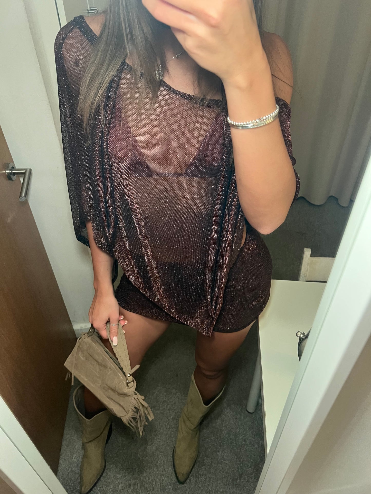 Carly Three-Piece | Chocolate