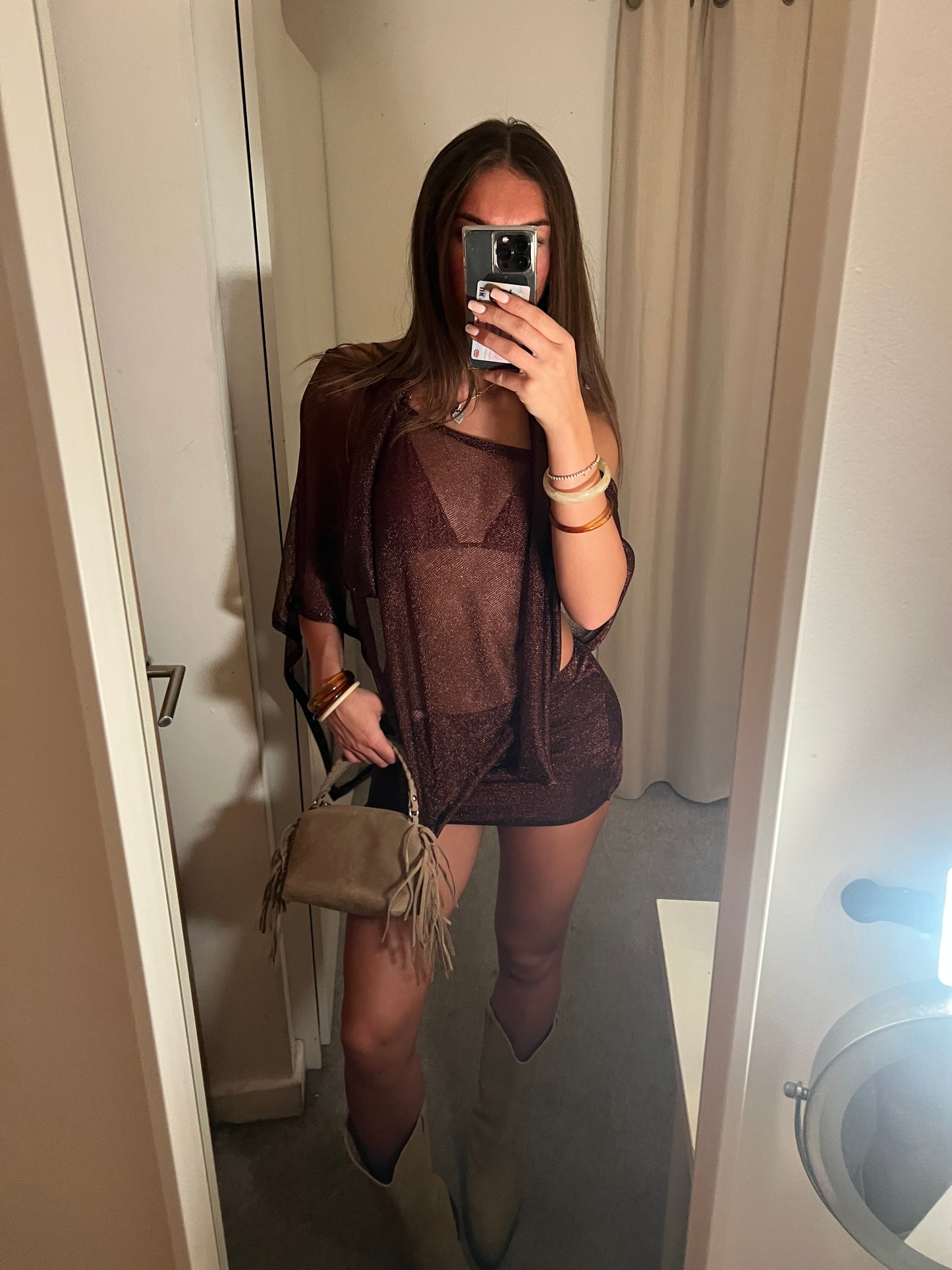 Carly Three-Piece | Chocolate