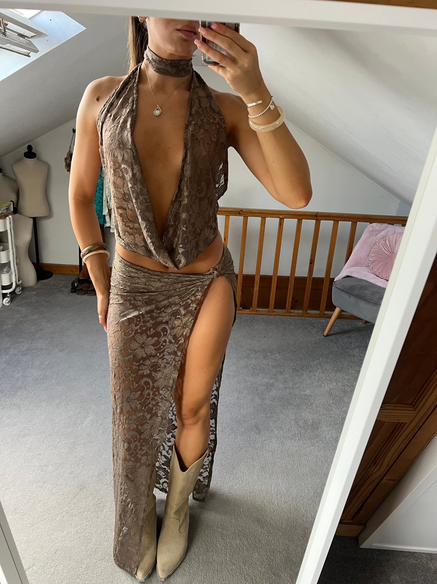 MACEY THREE-PIECE | FAWN